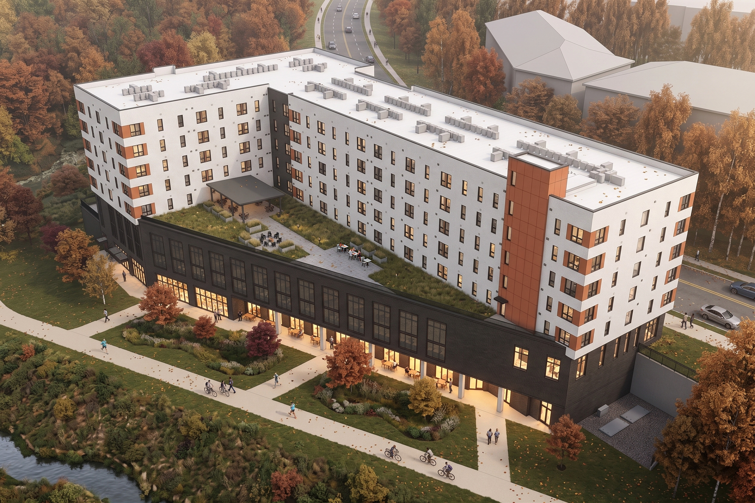 Garson Dr Bird Eye View Rendering