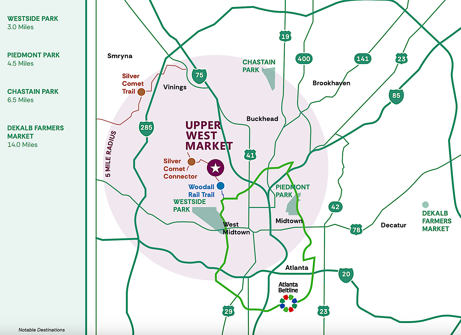 Upper West Market Map