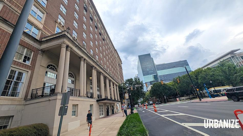 The Biltmore along West Peachtree Street.