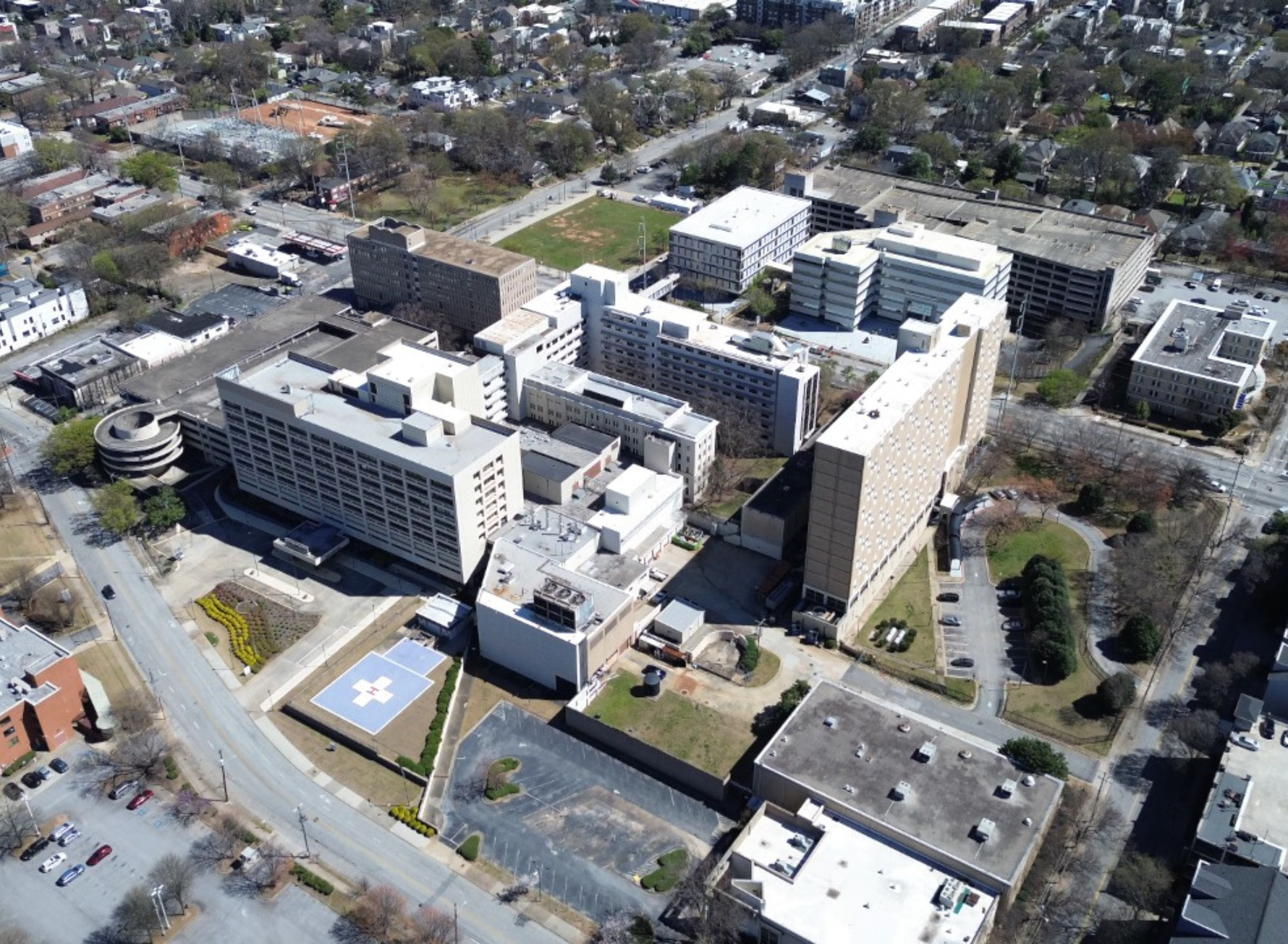 The largest downtown demolition in years clears the old Atlanta Medical Center site for BLVDNEXT