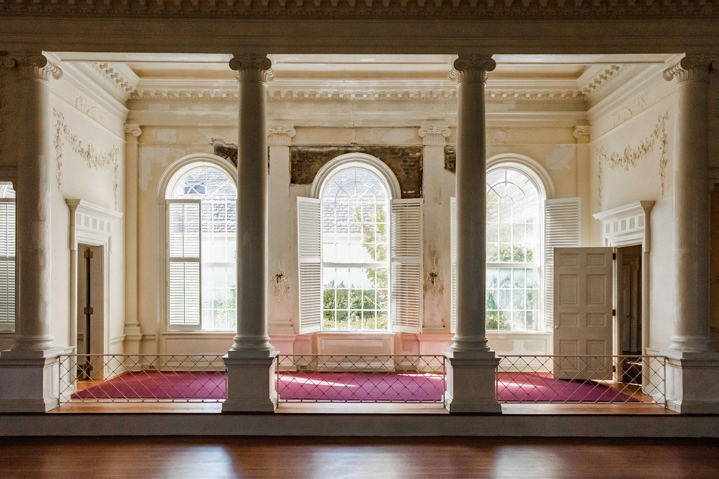 Interior photograph of Patterson House.