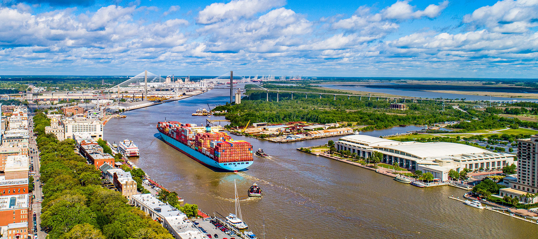 Freighter Talmadge Bridge